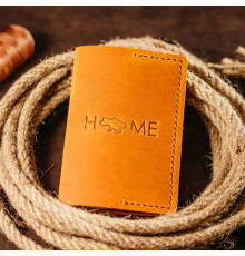 Чоловіча обкладинка на паспорт руда Home