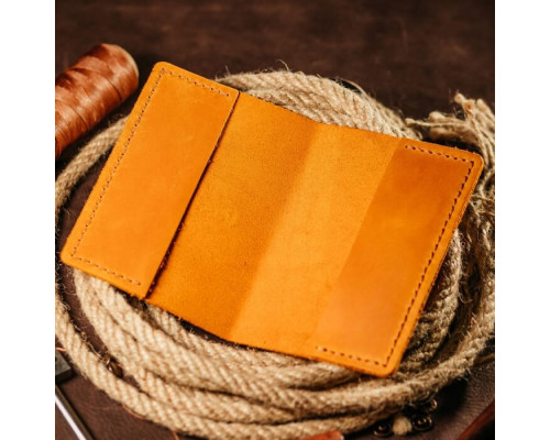 Чоловіча обкладинка на паспорт руда Home