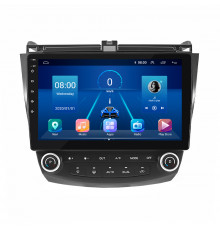 Штатная магнитола Lesko для Honda Accord VII Рестайлинг 2005-2008 экран 10" 6/128Gb 4G Wi-Fi GPS Top