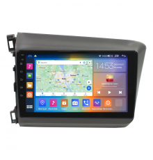 Штатная магнитола Lesko для Honda Civic IX 2011-2015 экран 9" 2/32Gb CarPlay 4G Wi-Fi GPS Prime