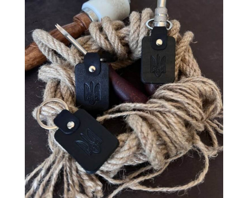 Брелок Тризуб чорний унісекс