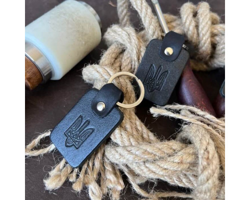 Брелок Тризуб чорний унісекс