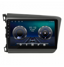 Штатная магнитола Lesko для Honda Civic IX 2011-2015 экран 9" 4/64Gb 4G Wi-Fi GPS Top