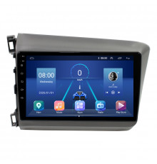 Штатная магнитола Lesko для Honda Civic IX 2011-2015 экран 9" 6/128Gb 4G Wi-Fi GPS Top