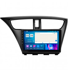Штатная магнитола Lesko для Honda Civic IX Рестайлинг 2013-2017 экран 9" 4/64Gb CarPlay 4G Wi-Fi GPS Prime