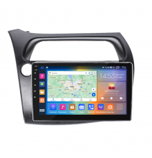 Штатная магнитола Lesko для Honda Civic Type R VIII 2006-2008 экран 9" 2/32Gb CarPlay 4G Wi-Fi GPS Prime