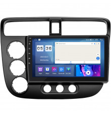Штатная магнитола Lesko для Honda Civic VII 2000-2003 экран 9" 2/32Gb CarPlay 4G Wi-Fi GPS Prime