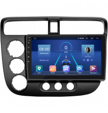 Штатная магнитола Lesko для Honda Civic VII 2000-2003 экран 9" 2/32Gb 4G Wi-Fi GPS Top