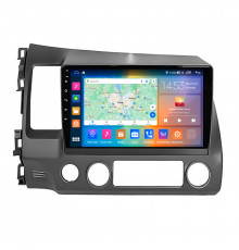 Штатная магнитола Lesko для Honda Civic VIII 2005-2009 экран 10" 4/64Gb CarPlay 4G Wi-Fi GPS Prime