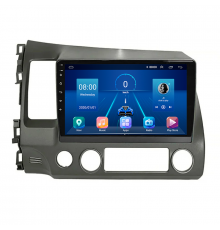 Штатная магнитола Lesko для Honda Civic VIII 2005-2009 экран 10" 2/32Gb 4G Wi-Fi GPS Top