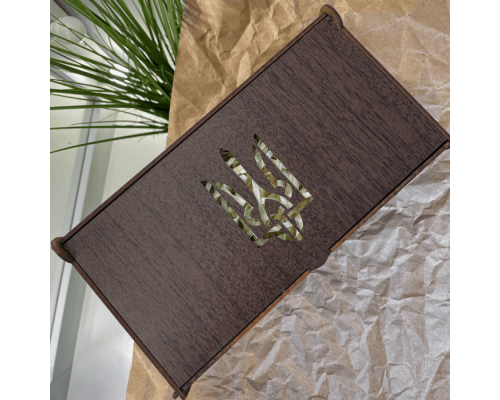 Дерев'яна подарункова коробка велика