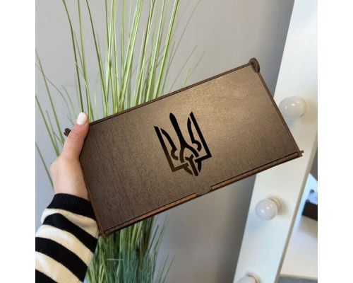 Дерев'яна подарункова коробка велика