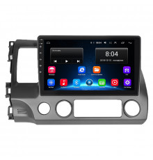 Штатная магнитола Lesko для Honda Civic VIII Рестайлинг 2008-2012 экран 10" 2/32Gb Wi-Fi GPS Base