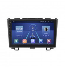 Штатная магнитола Lesko для Honda CR-V III Рестайлинг 2009-2012 экран 9" 6/128Gb 4G Wi-Fi GPS Top