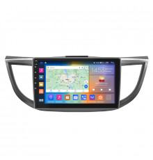 Штатная магнитола Lesko для Honda CR-V IV Рестайлинг 2014-2018 экран 10" 4/64Gb CarPlay 4G Wi-Fi GPS Prime