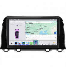 Штатная магнитола Lesko для Honda CR-V V 2016-2020 экран 9" 4/64 QLED CarPlay 4G Wi-Fi GPS 360 Prime