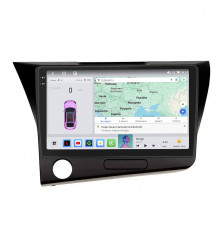 Штатная магнитола Lesko для Honda CR-Z  2010-2016 экран 9" 4/64 QLED CarPlay 4G Wi-Fi GPS 360 Prime