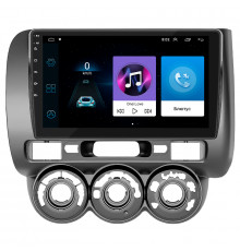 Штатная магнитола Lesko для Honda Fit I Manual AC 2001-2008 экран 9" 1/16Gb Wi-Fi GPS Base