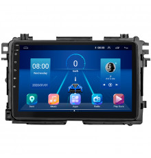 Штатная магнитола Lesko для Honda HR-V II Рестайлинг 2018-н.в. экран 9" 6/128Gb 4G Wi-Fi GPS Top