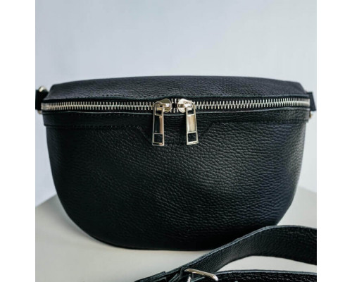 Жіноча сумка на пояс бананка Dallas чорна