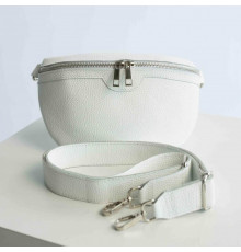 Жіноча сумка на пояс бананка Dallas біла