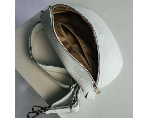 Жіноча сумка на пояс бананка Dallas біла