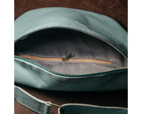 Жіноча сумка на пояс бананка Dallas блакитна