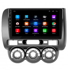 Штатная магнитола Lesko для Honda Jazz I Рестайлинг Manual AC 2005-2008 экран 9" 2/32Gb Wi-Fi GPS Base