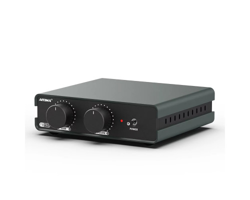 Передпідсилювач звуку-фонокоректор AIYIMA T3 Pro black + блок живлення 12V