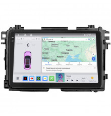 Штатная магнитола Lesko для Honda MN-V I 2021-н.в. экран 9" 4/64 QLED CarPlay 4G Wi-Fi GPS 360 Prime