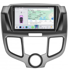 Штатная магнитола Lesko для Honda Odyssey III 2003-2008 экран 10" 4/64 QLED CarPlay 4G Wi-Fi GPS 360 Prime