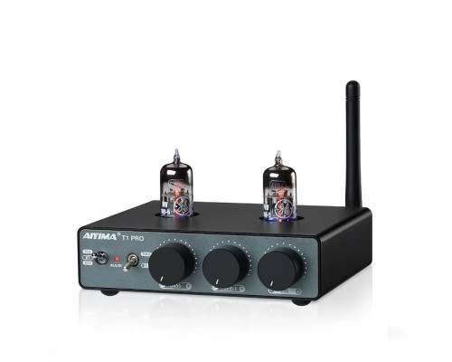 Передпідсилювач звуку AIYIMA T1 Pro black + блок живлення 12V. Bluetooth 5.1