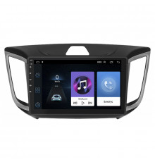 Штатная магнитола Lesko для Hyundai Creta I 2016-2020 экран 10" 1/16Gb Wi-Fi GPS Base