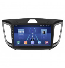 Штатная магнитола Lesko для Hyundai Creta I 2016-2020 экран 10" 6/128Gb 4G Wi-Fi GPS Top