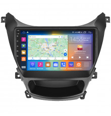 Штатная магнитола Lesko для Hyundai Elantra V (MD) Рестайлинг 2013-2016 экран 9" 2/32Gb CarPlay 4G Wi-Fi GPS Prime