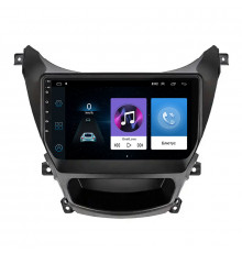 Штатная магнитола Lesko для Hyundai Elantra V (MD) Рестайлинг ver 2 2013-2016 экран 9" 1/16Gb Wi-Fi GPS Base