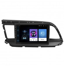 Штатная магнитола Lesko для Hyundai Elantra VI (AD) Рестайлинг ver 2 2018-2020 экран 9" 1/16Gb Wi-Fi GPS Base
