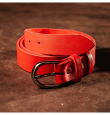 Жіночий ремінь Dakota червоний