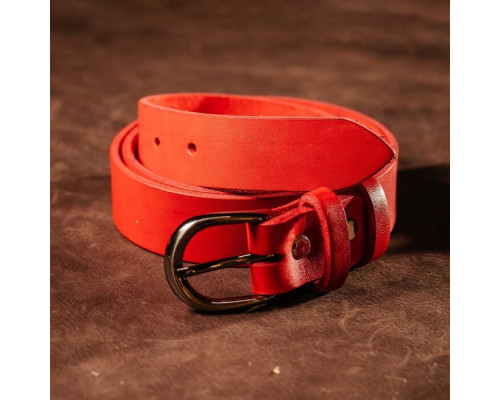 Жіночий ремінь Dakota червоний