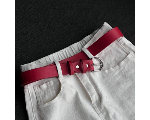 Жіночий ремінь Dakota червоний