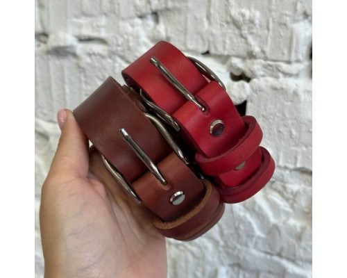 Жіночий ремінь Dakota червоний