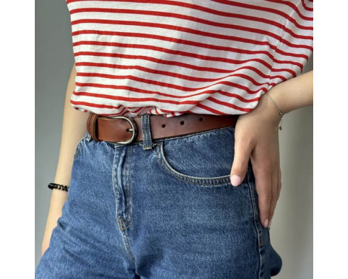 Жіночий ремінь Dakota коричневий