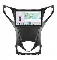 Штатная магнитола Lesko для Hyundai H-1 II 2007-2015 экран 9" 4/64 QLED CarPlay 4G Wi-Fi GPS 360 Prime