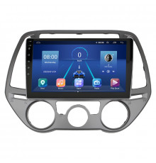 Штатная магнитола Lesko для Hyundai i20 I Рестайлинг 2012-2014 экран 9" 6/128Gb 4G Wi-Fi GPS Top