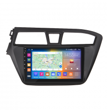 Штатная магнитола Lesko для Hyundai i20 II 2014-2018 экран 9" 2/32Gb CarPlay 4G Wi-Fi GPS Prime