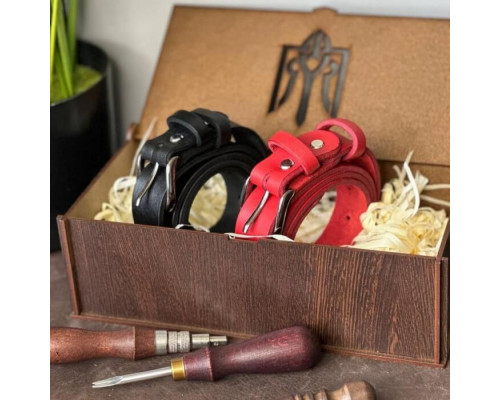 Жіночий подарунковий набір з двух ременів Dakota