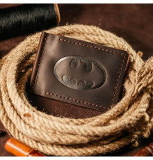 Затискач для грошей коричневий Бетмен