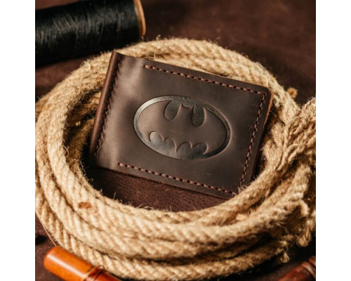 Затискач для грошей коричневий Бетмен