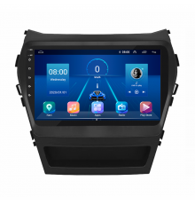 Штатная магнитола Lesko для Hyundai Santa Fe III 2012-2016 экран 9" 2/32Gb 4G Wi-Fi GPS Top
