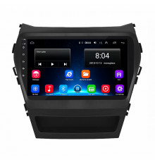 Штатная магнитола Lesko для Hyundai Santa Fe III 2012-2016 экран 9" 2/32Gb Wi-Fi GPS Base